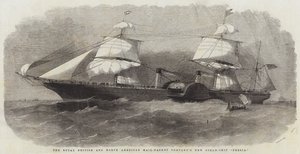 Det nye dampskib Persia fra Royal British and North American Mail-Packet Company